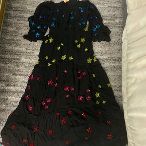 Rococo Sand Sequin Star Dress